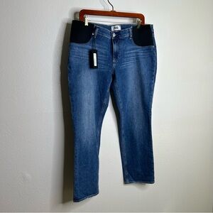 NWT PAIGE Vintage Relaxed Straight Leg Maternity Brigitte Jean Size 31